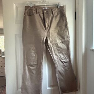 LOFT Shimmering Bronze Pants